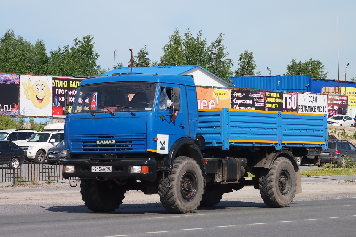 Ханты-Мансийский автоном.округ, № К 215 АН 186 — КамАЗ-4326-15 [43260R]