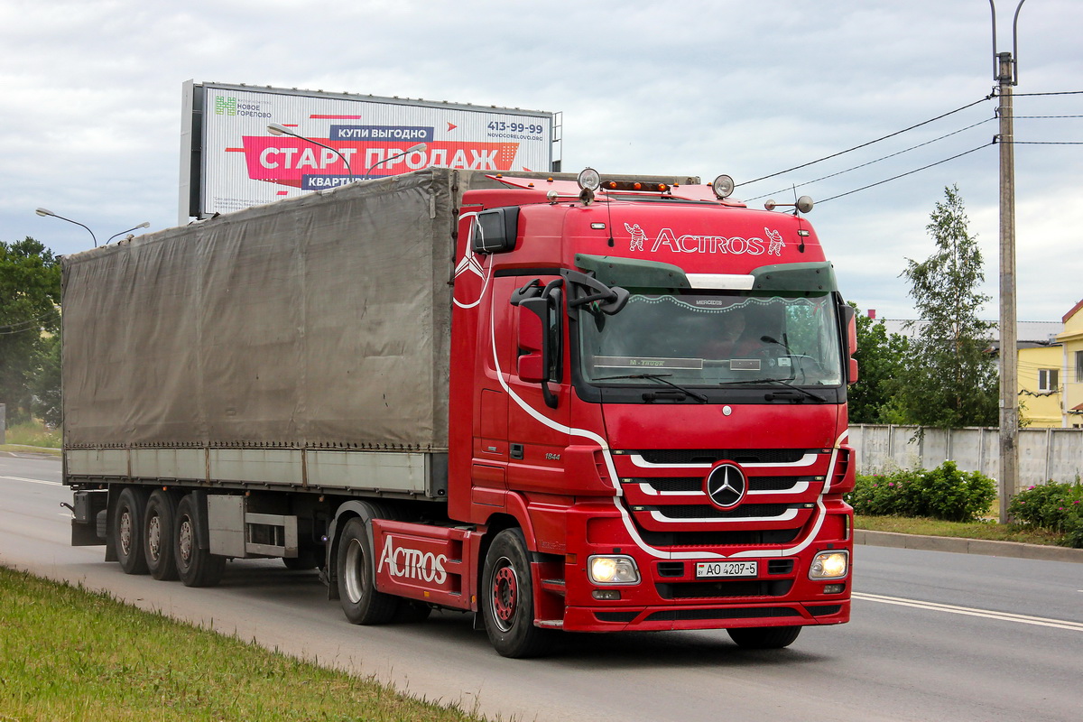 Минская область, № АО 4207-5 — Mercedes-Benz Actros ('2009) 1844