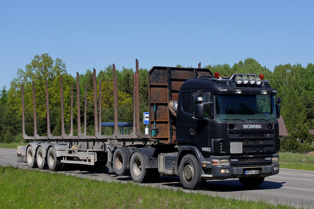 Литва, № MFH 408 — Scania ('1996) R164L