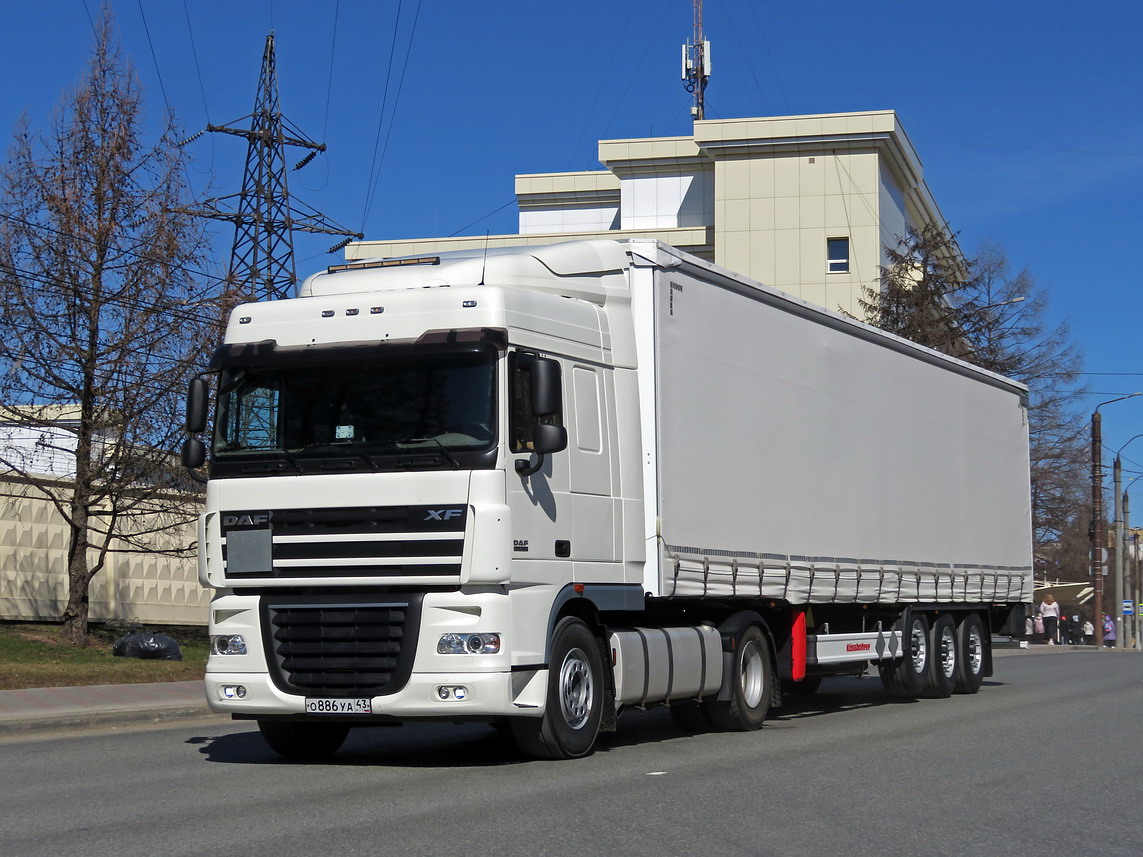 Кировская область, № О 886 УА 43 — DAF XF105 FT