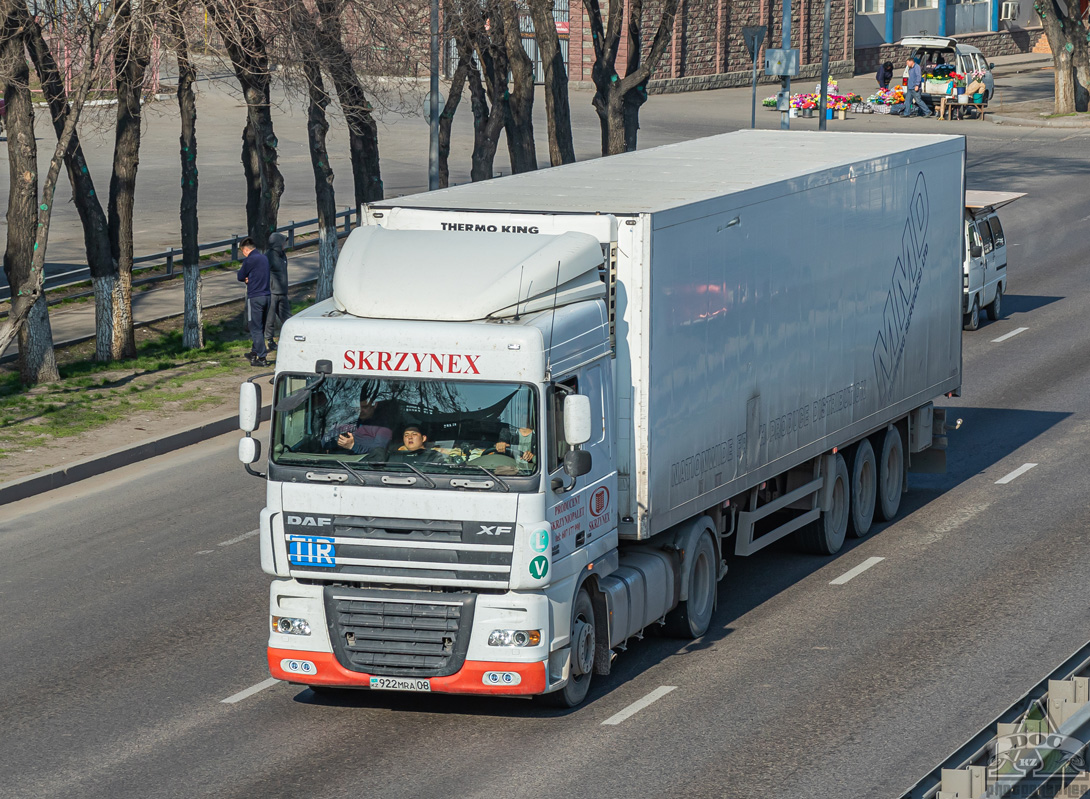 Жамбылская область, № 922 MRA 08 — DAF XF105 FT