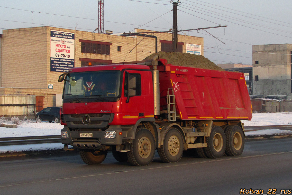 Алтайский край, № А 305 ВО 122 — Mercedes-Benz Actros '09 4141 [Z9M]