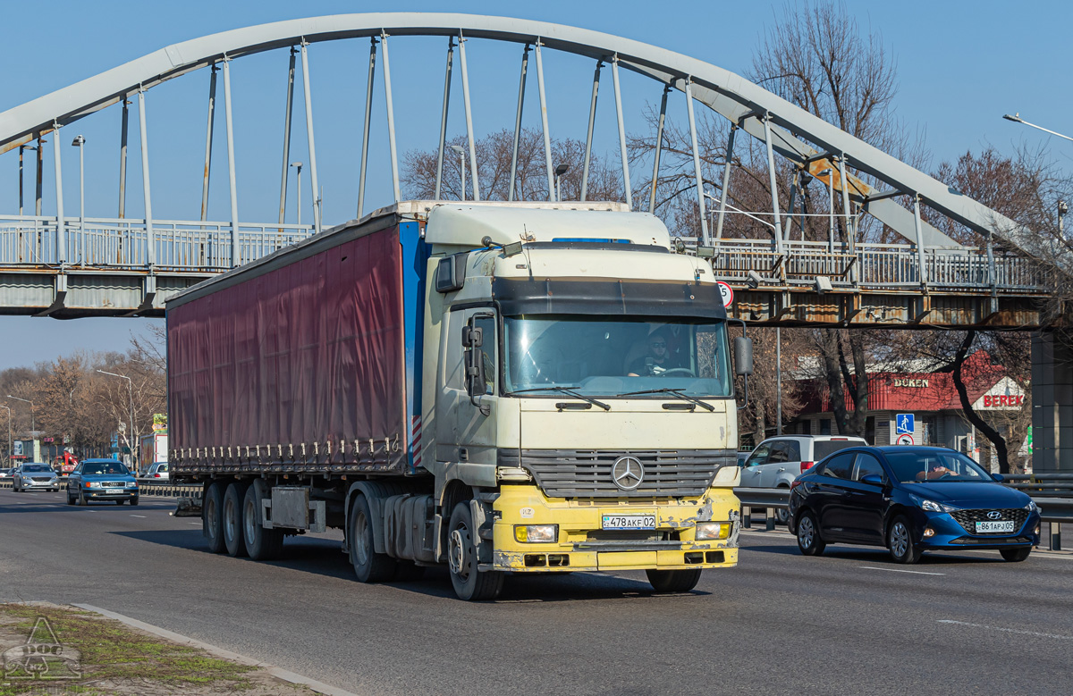 Алматы, № 478 AKF 02 — Mercedes-Benz Actros ('1997) 1848