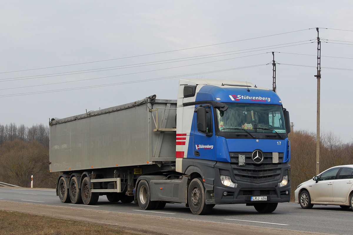 Литва, № LRJ 494 — Mercedes-Benz Actros ('2011)