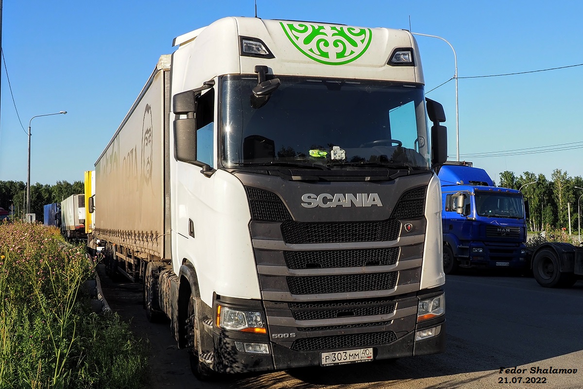 Красноярский край, № Р 303 ММ 40 — Scania ('2016) S500