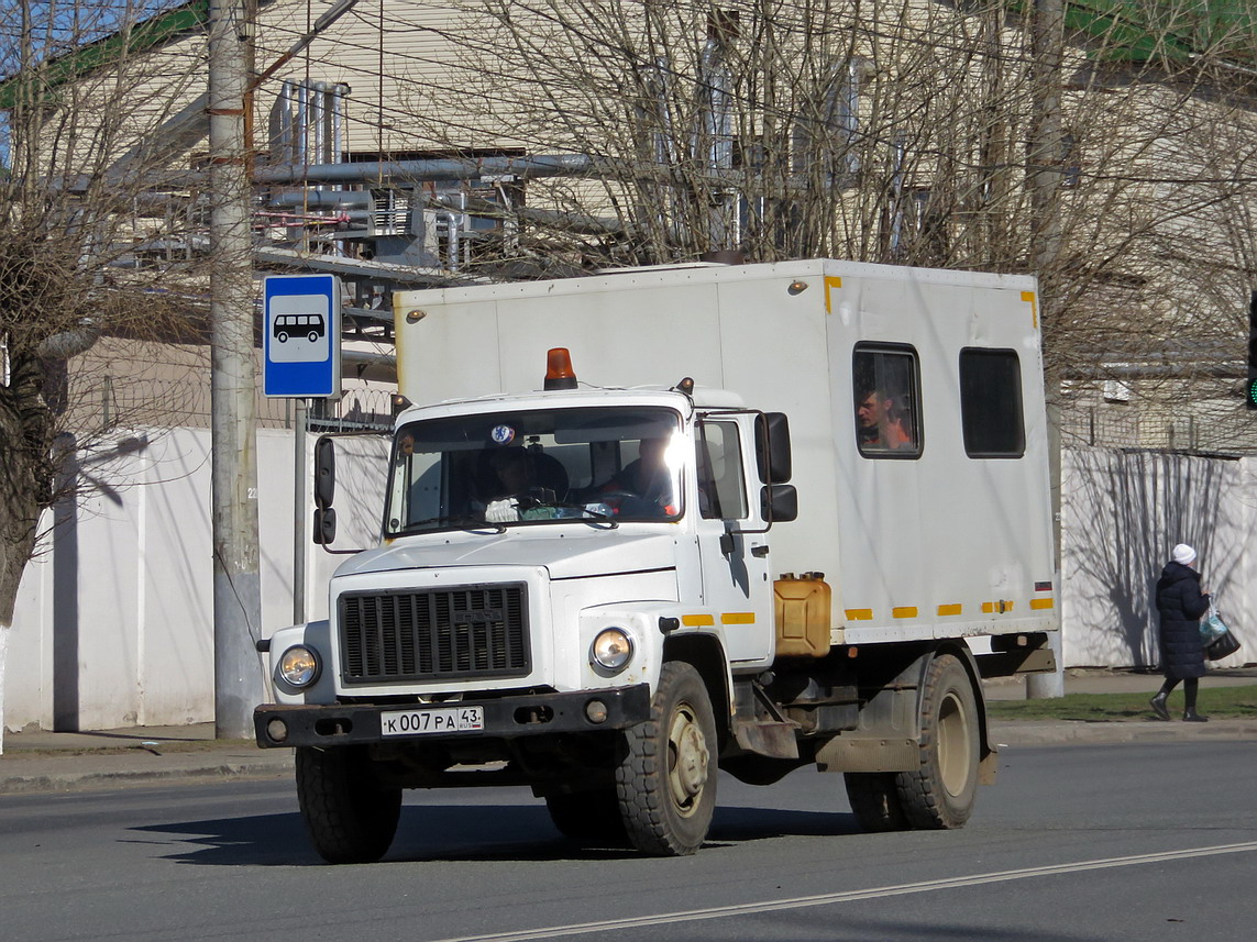 Кировская область, № К 007 РА 43 — ГАЗ-3309