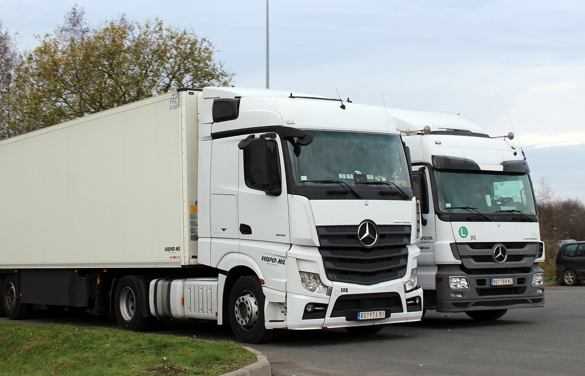 Сербия, № BG 976-MA — Mercedes-Benz Actros ('2011) 1845