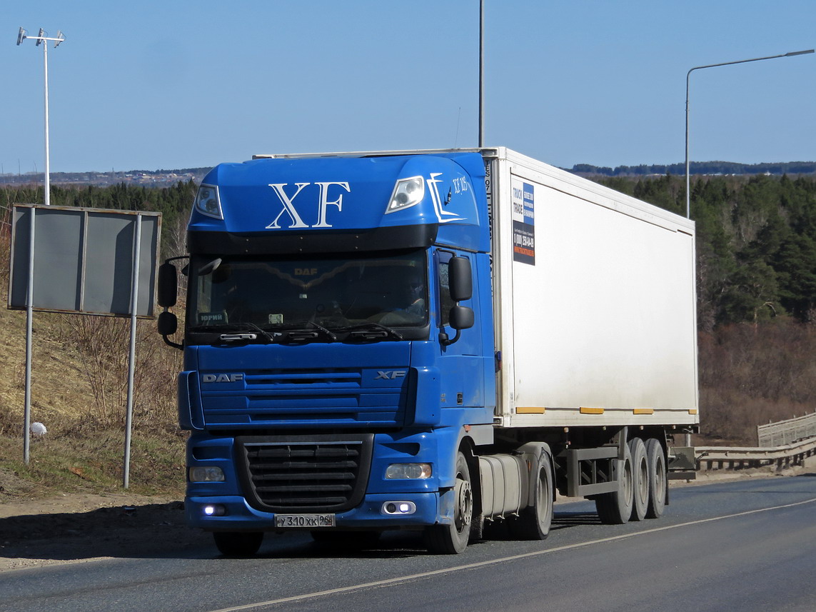 Свердловская область, № У 310 ХК 96 — DAF XF105 FT