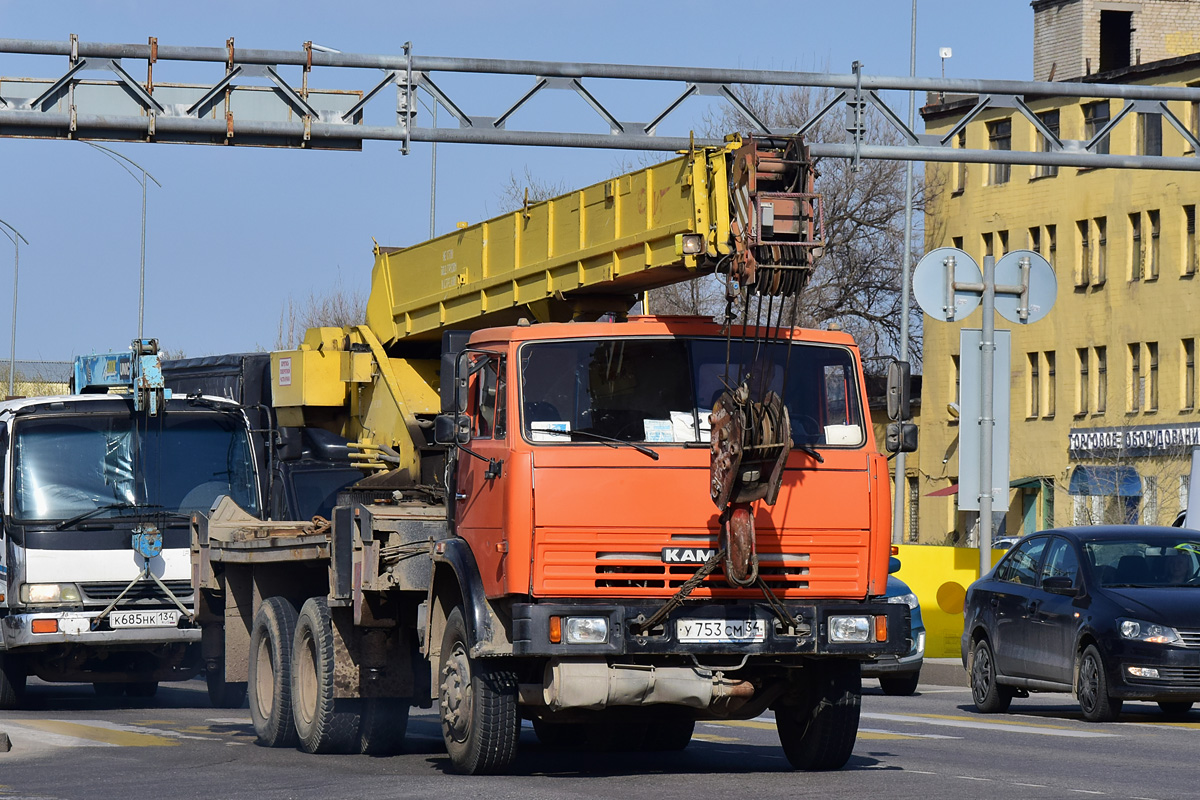 Волгоградская область, № У 753 СМ 34 — КамАЗ-53215-15 [53215R]