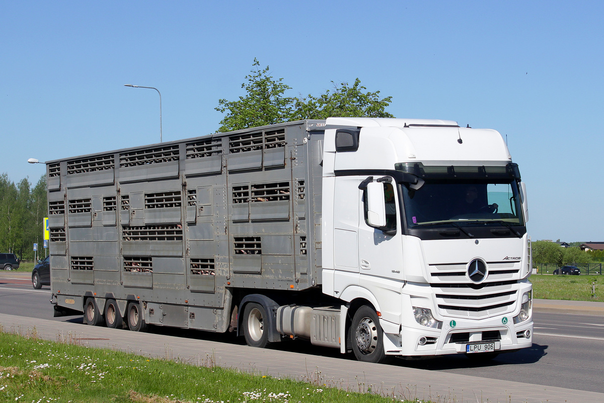 Литва, № LPU 906 — Mercedes-Benz Actros ('2011) 1848