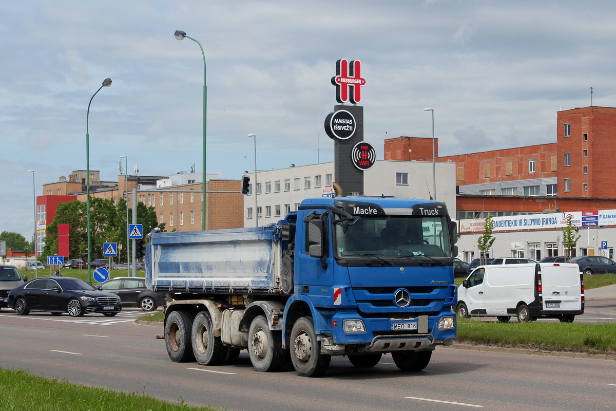 Литва, № MEO 816 — Mercedes-Benz Actros ('2009)