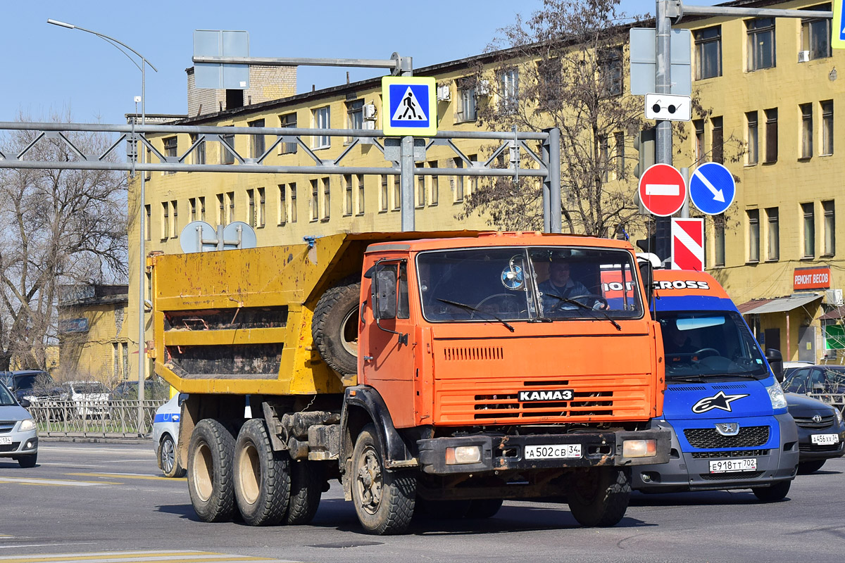 Волгоградская область, № А 502 СВ 34 — КамАЗ-5511