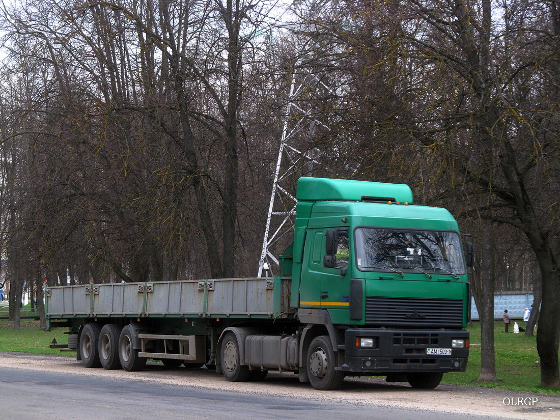 Брестская область, № АМ 1509-1 — МАЗ-5440 (общая модель)