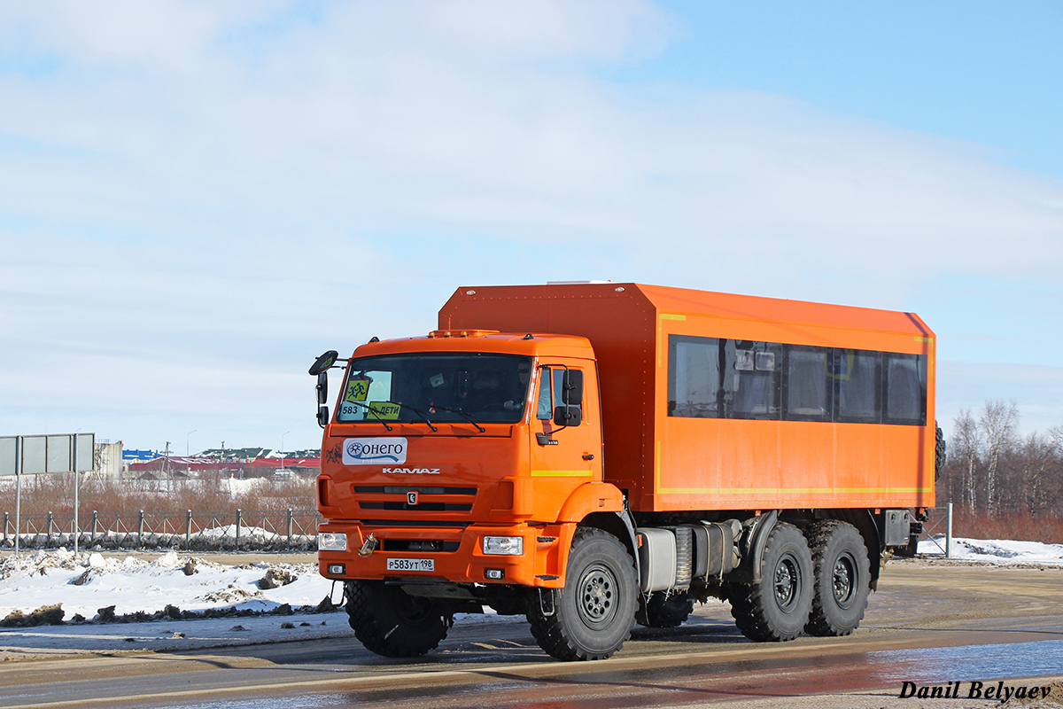 Санкт-Петербург, № Р 583 УТ 198 — КамАЗ-43118 (общая модель)