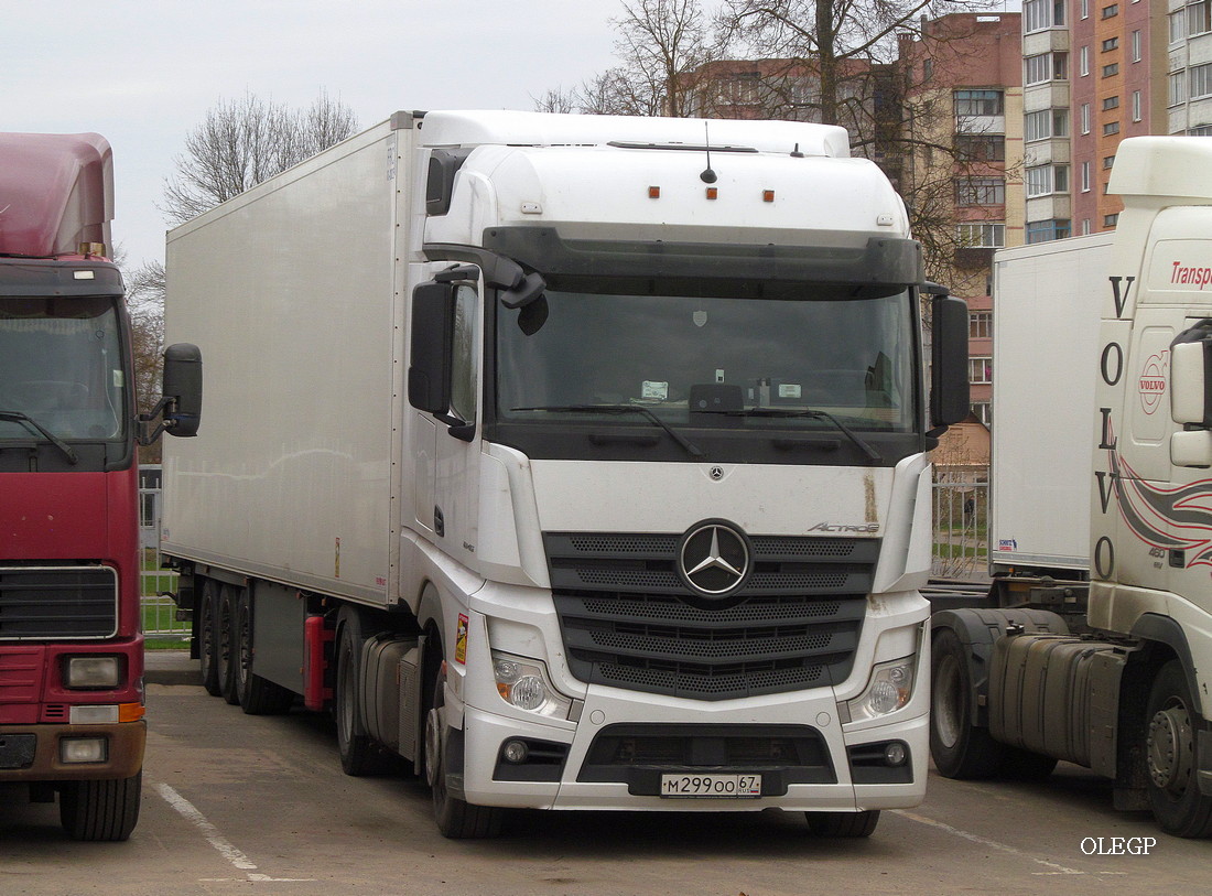 Смоленская область, № М 299 ОО 67 — Mercedes-Benz Actros '18 1845 [Z9M]