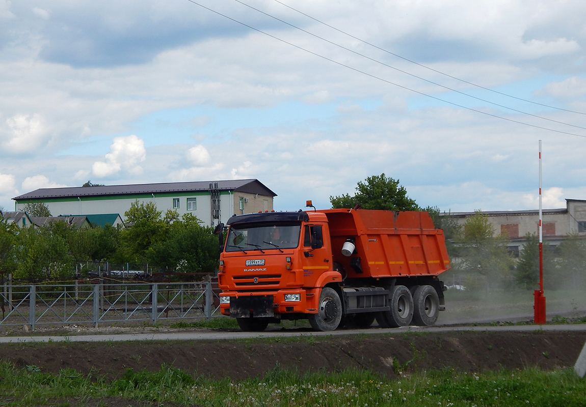 Белгородская область, № Т 599 АТ 31 — КамАЗ-65115-50