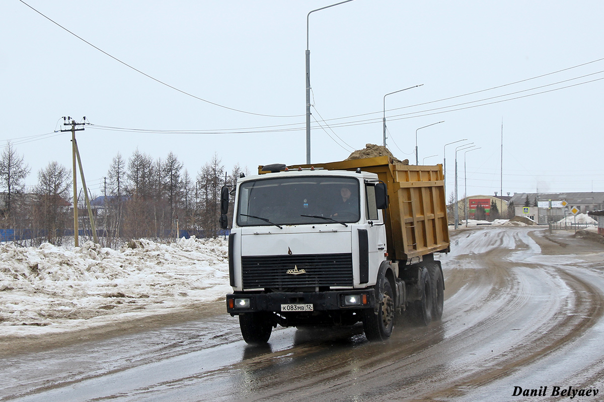 Ненецкий автономный округ, № К 083 МВ 12 — МАЗ-5516A5