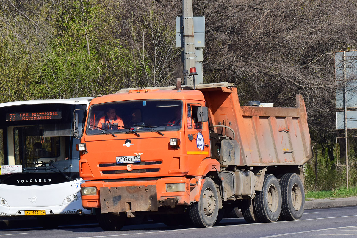 Волгоградская область, № В 187 КТ 134 — КамАЗ-65115-L4