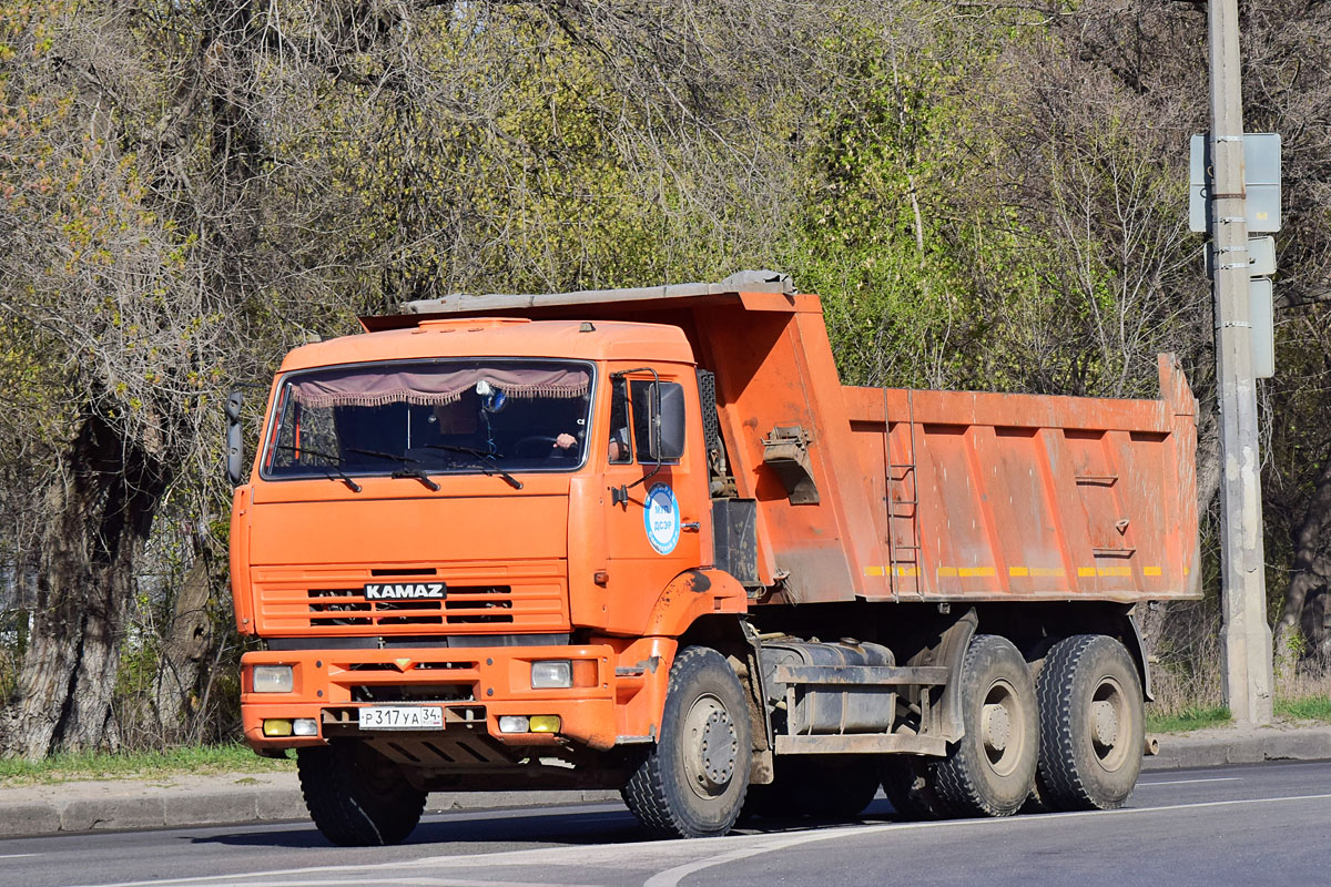 Волгоградская область, № Р 317 УА 34 — КамАЗ-6520 [652000]