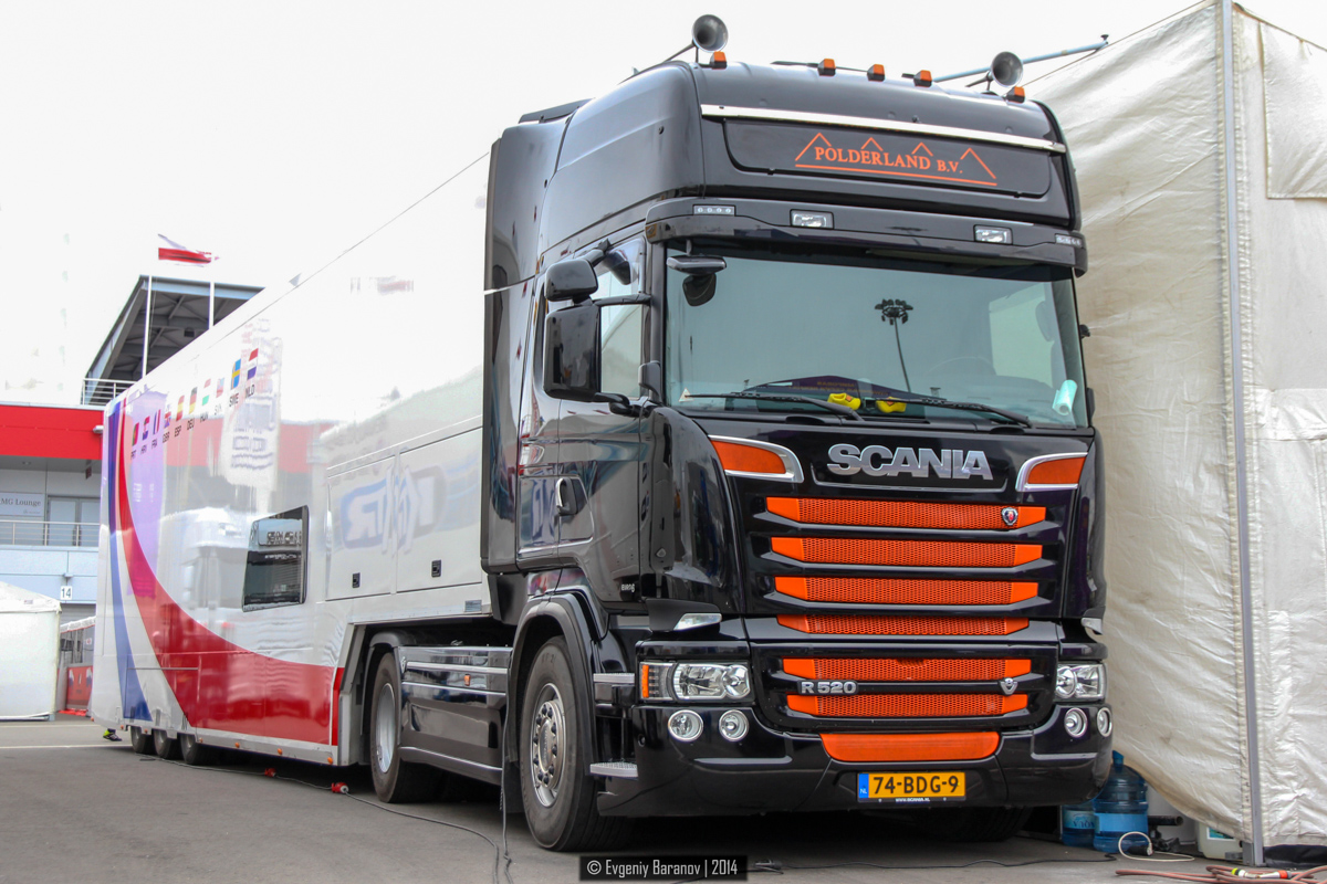 Нидерланды, № 74-BDG-9 — Scania ('2013) R520