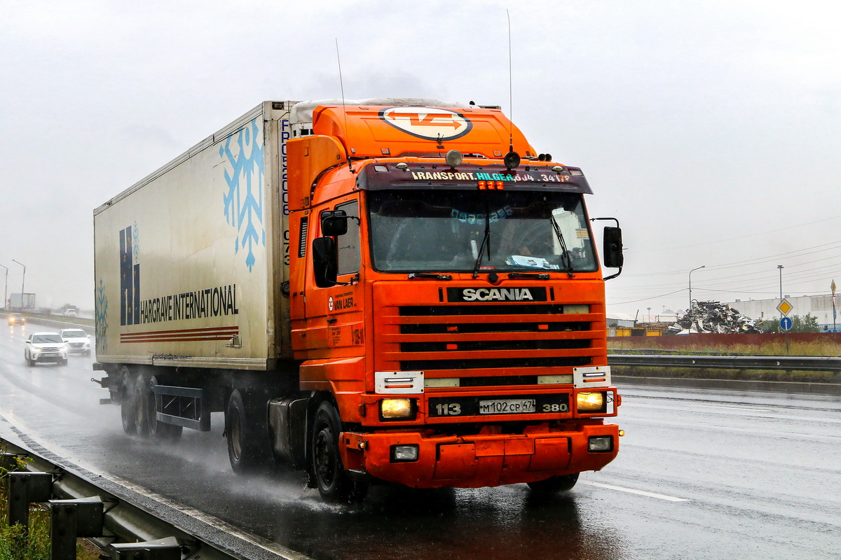 Ленинградская область, № М 102 СР 47 — Scania (III) R113M