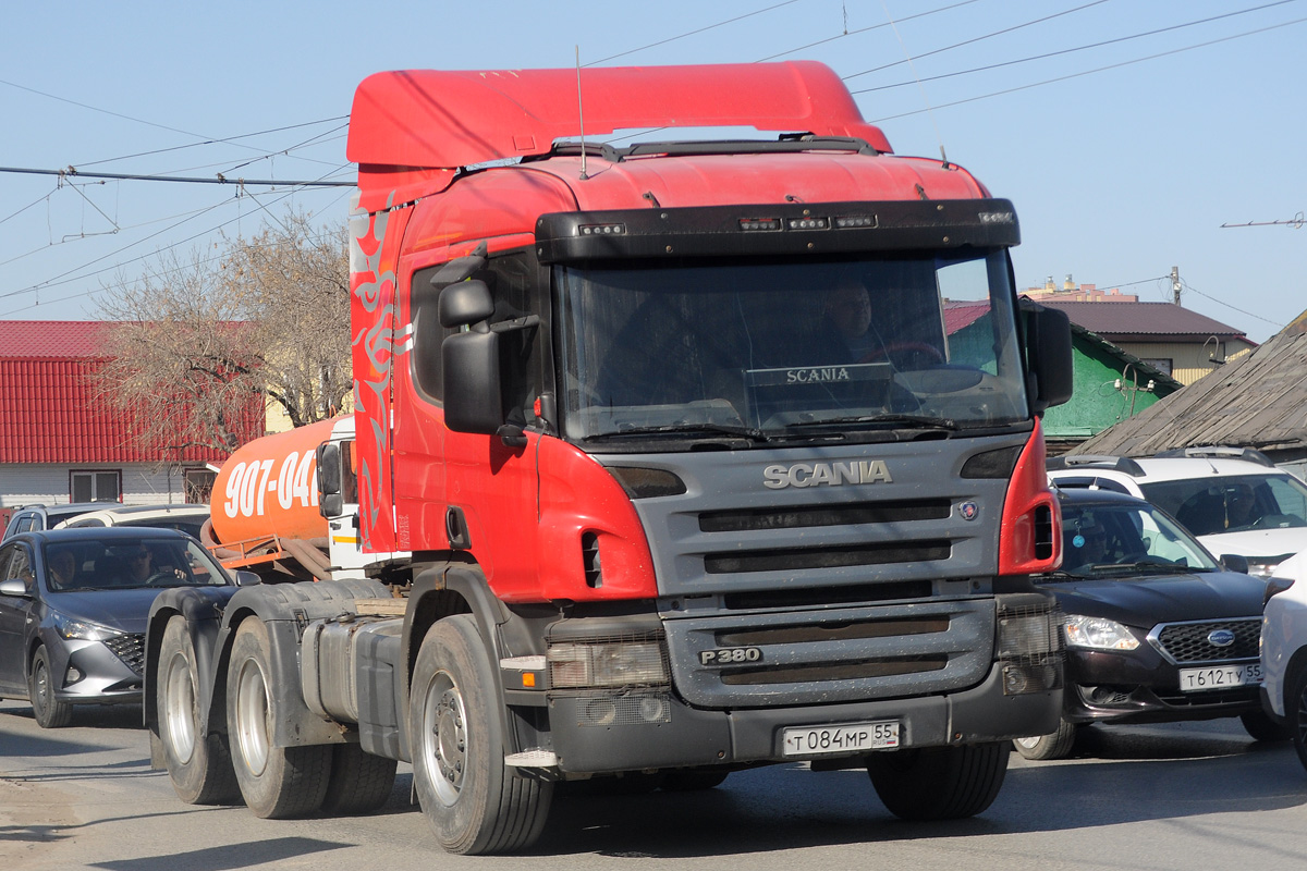 Омская область, № Т 084 МР 55 — Scania ('2004) P380