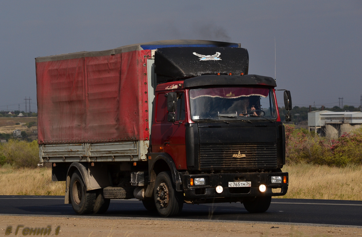 Волгоградская область, № С 765 ТМ 34 — МАЗ-533603