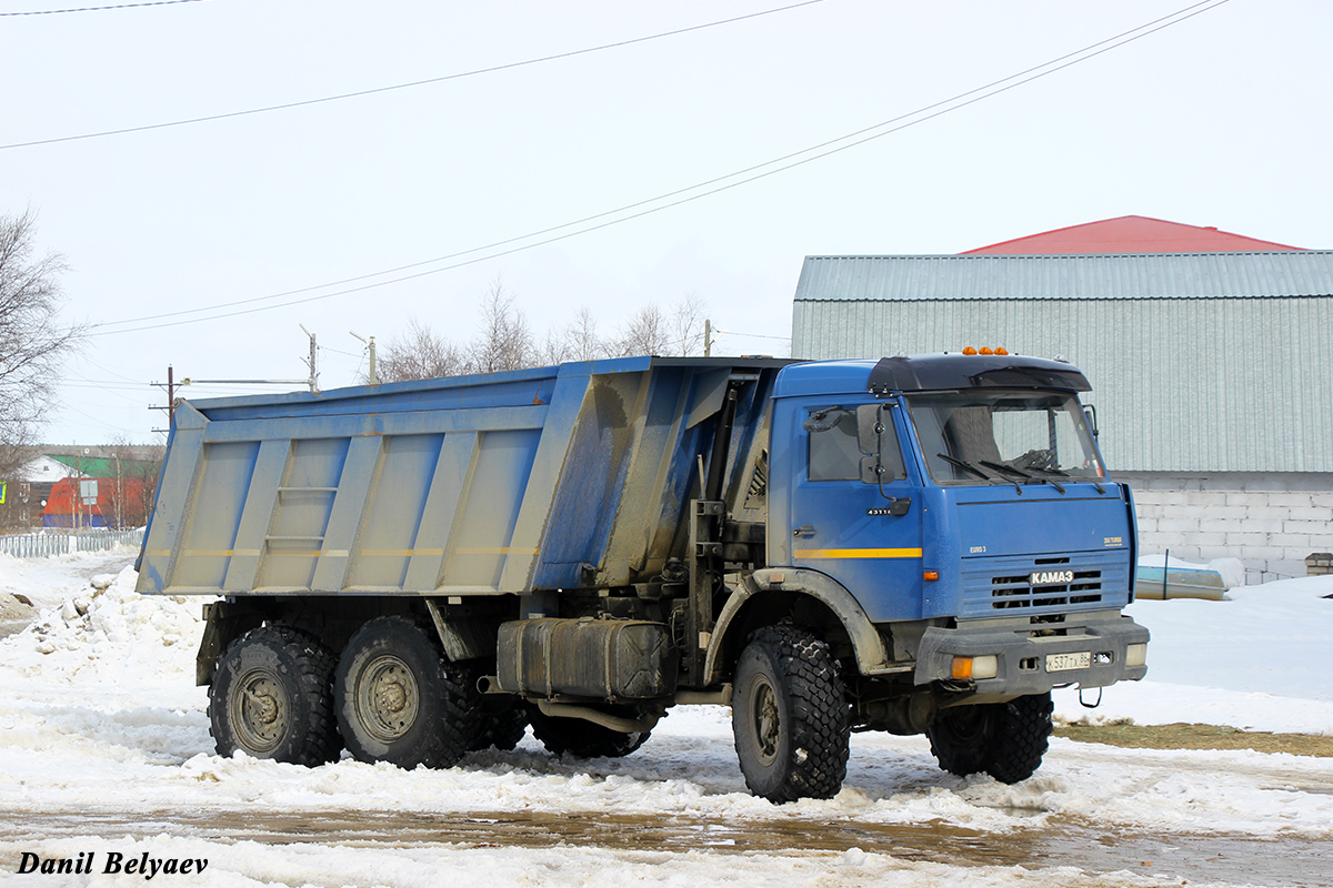 Ненецкий автономный округ, № К 537 ТХ 86 — КамАЗ-43118-10 [43118K]