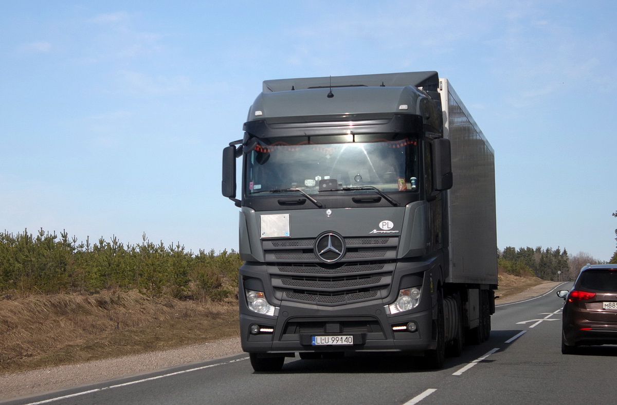 Польша, № LLU 99140 — Mercedes-Benz Actros ('2011) 1845