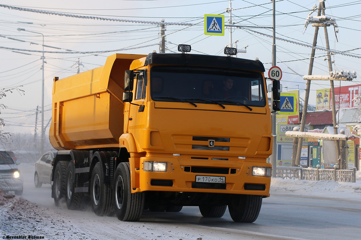 Саха (Якутия), № Р 170 КО 14 — КамАЗ-65201-63