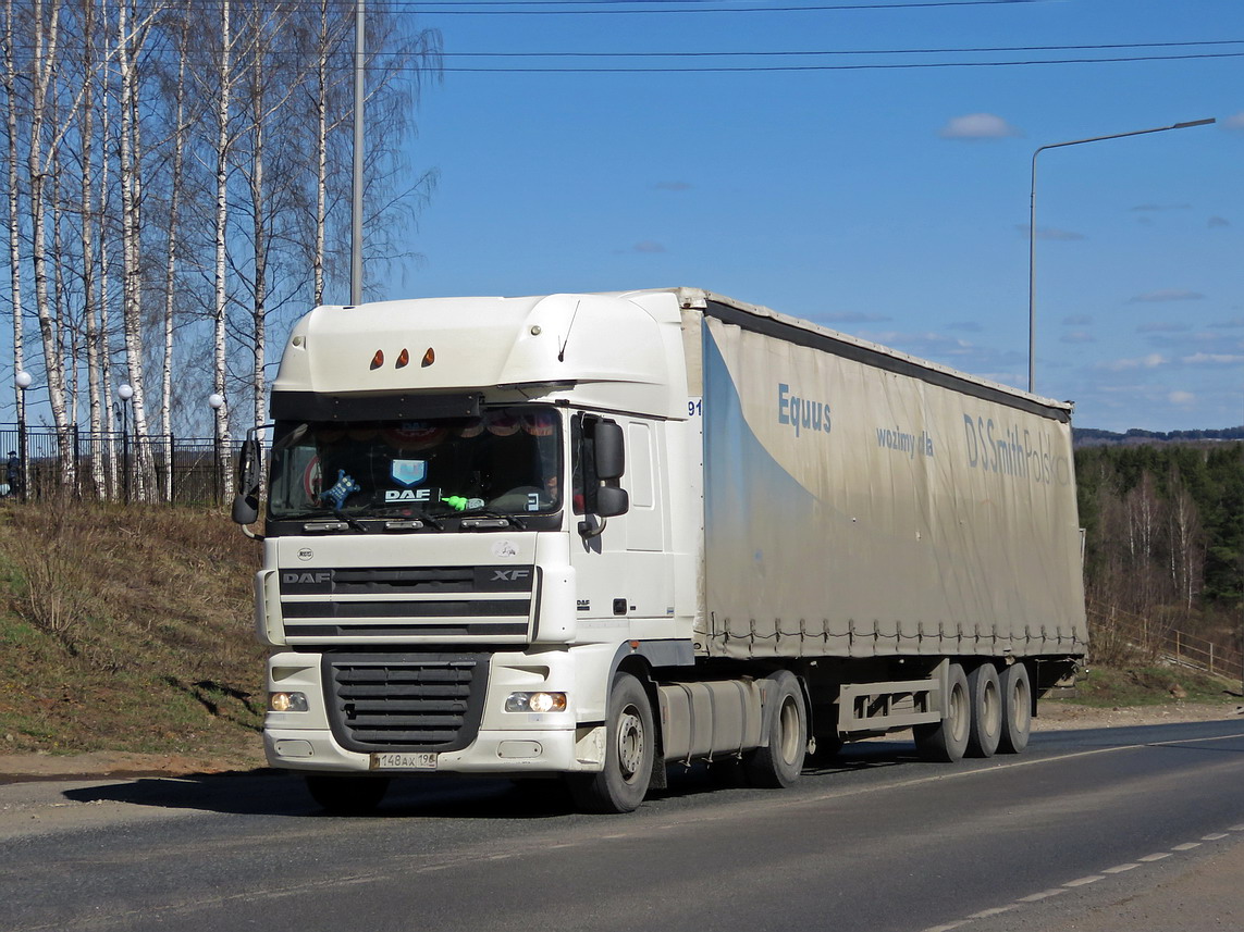 Свердловская область, № М 148 АХ 196 — DAF XF105 FT