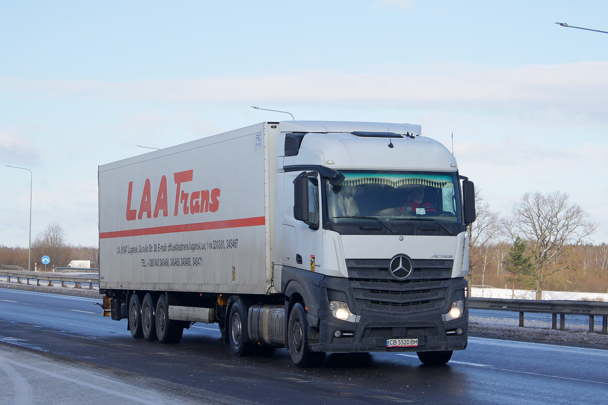 Черниговская область, № СВ 5520 ВМ — Mercedes-Benz Actros ('2011) 1845