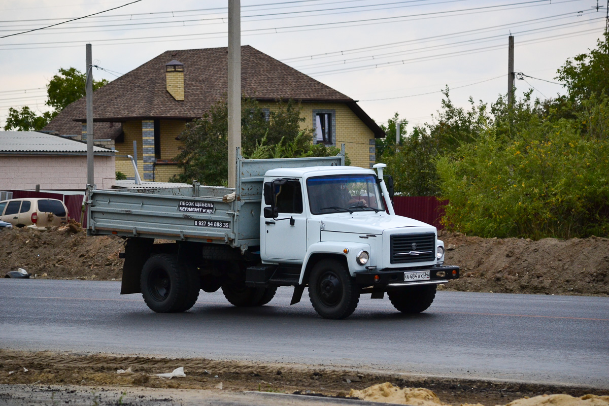 Волгоградская область, № А 484 АХ 34 — ГАЗ-3309