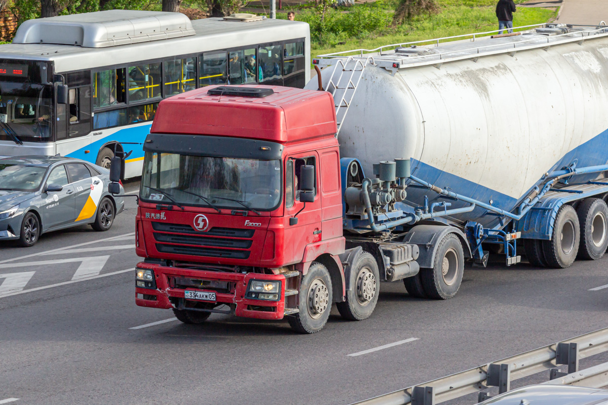 Алматинская область, № 334 AKW 05 — Shaanxi Shacman F3000 (общая модель)