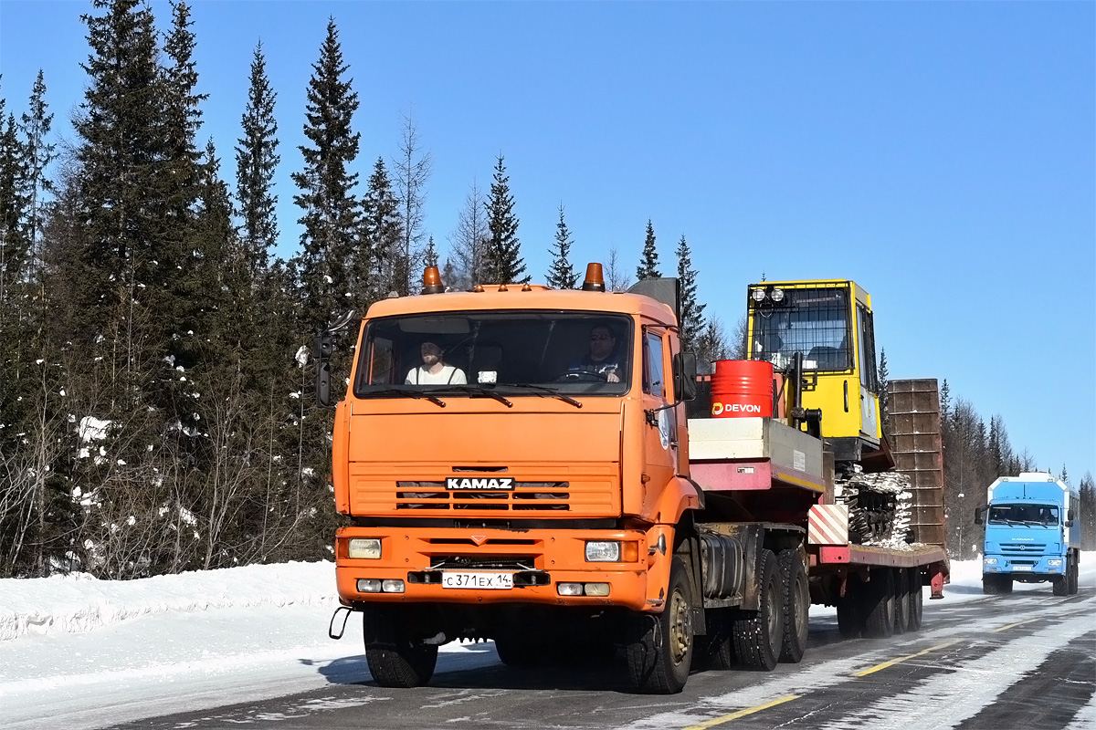 Саха (Якутия), № С 371 ЕХ 14 — КамАЗ-65225-63