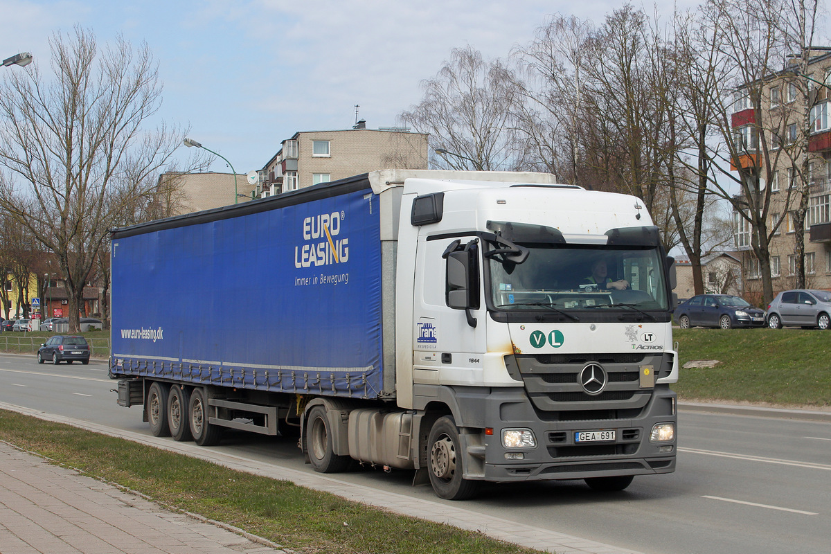 Литва, № GEA 691 — Mercedes-Benz Actros ('2009) 1844