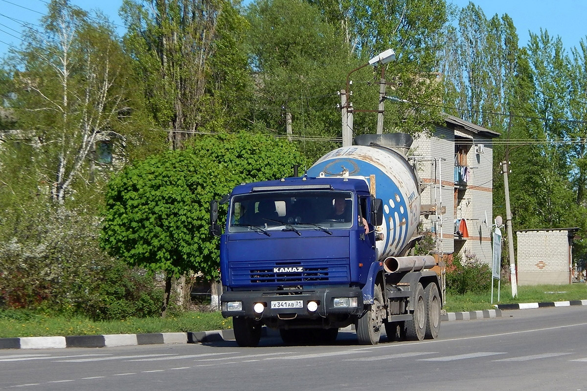 Белгородская область, № Х 341 АВ 31 — КамАЗ-65115-62