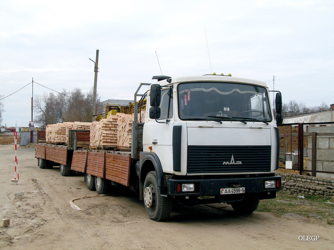 Могилёвская область, № АА 4598-6 — МАЗ-6303 (общая модель)