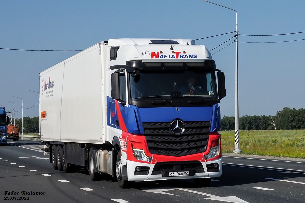 Новосибирская область, № О 310 АВ 154 — Mercedes-Benz Actros '18 1845 [Z9M]