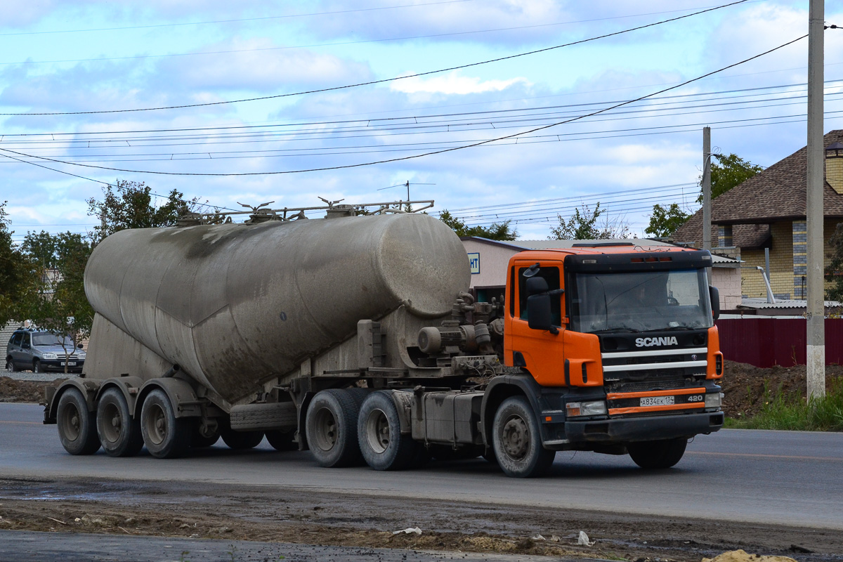 Волгоградская область, № А 834 ЕК 134 — Scania ('1996) P124G