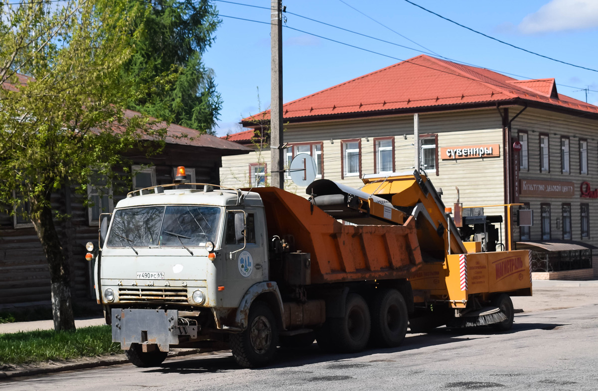 Тверская область, № У 490 РС 69 — КамАЗ-55111-01 [55111A]