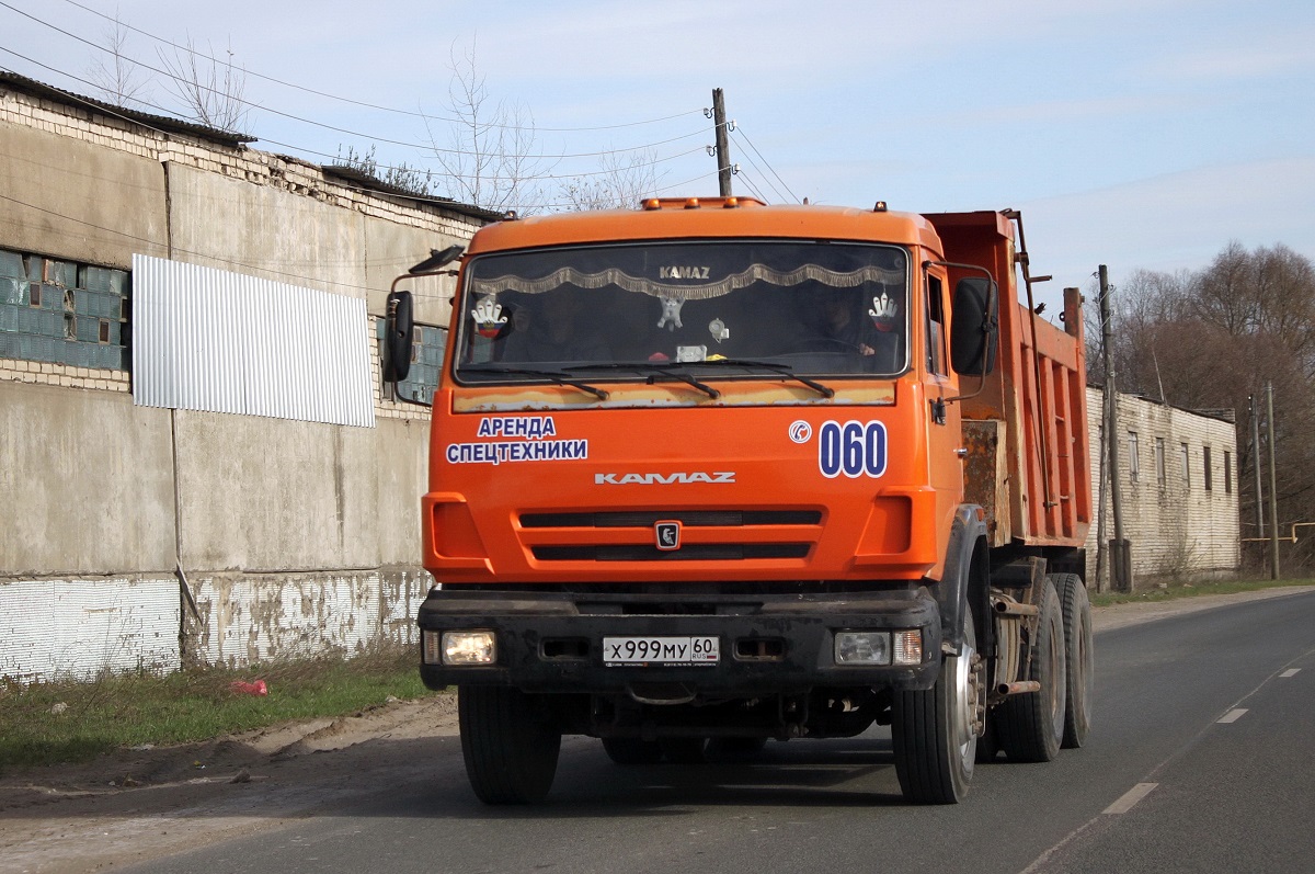 Псковская область, № Х 999 МУ 60 — КамАЗ-65115-D3