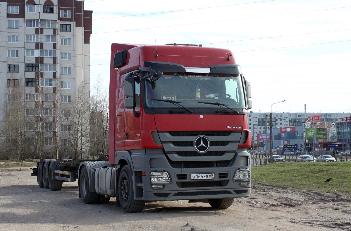 Псковская область, № В 164 КВ 60 — Mercedes-Benz Actros ('2009) 1841