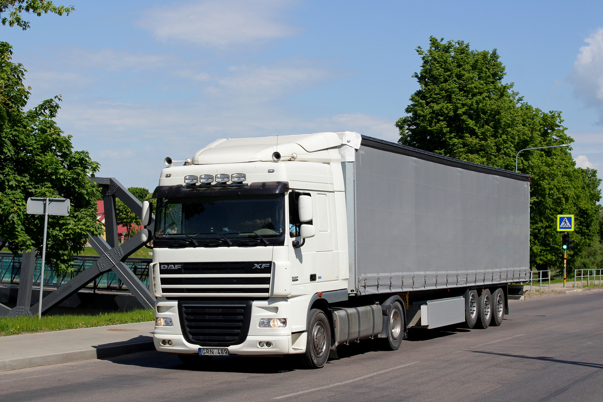 Литва, № GRN 489 — DAF XF105 FT