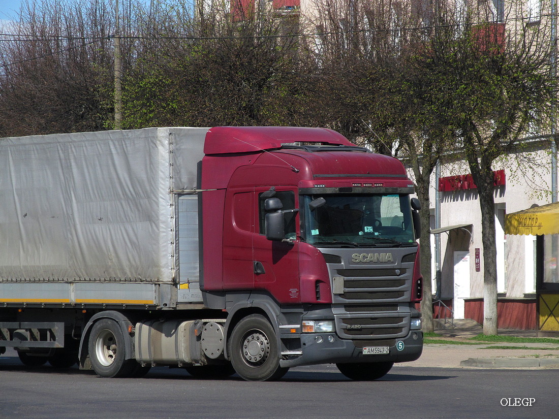 Витебская область, № АМ 5943-2 — Scania ('2009) R420