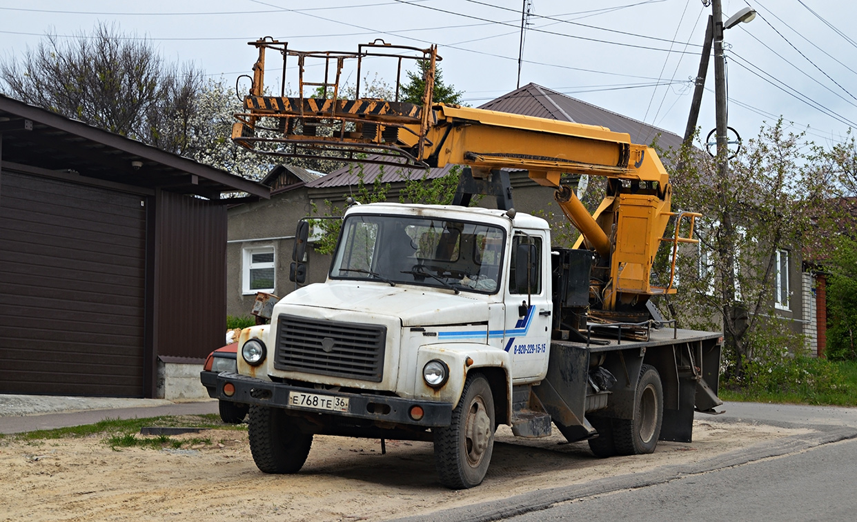 Воронежская область, № Е 768 ТЕ 36 — ГАЗ-3309