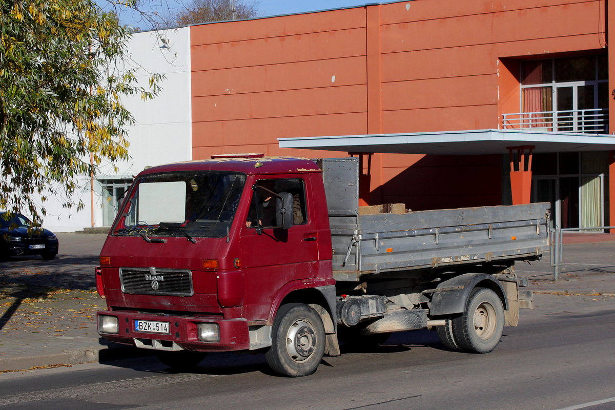 Литва, № BZK 514 — MAN Volkswagen G90