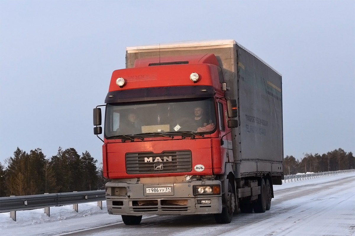 Белгородская область, № Т 986 УУ 31 — MAN F2000 26.xxx (общая)