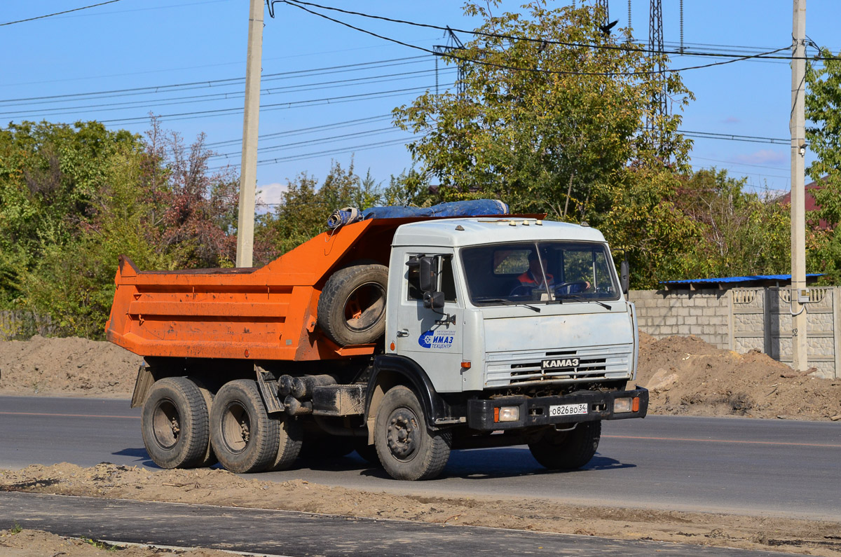 Волгоградская область, № О 826 ВО 34 — КамАЗ-55111-02 [55111C]