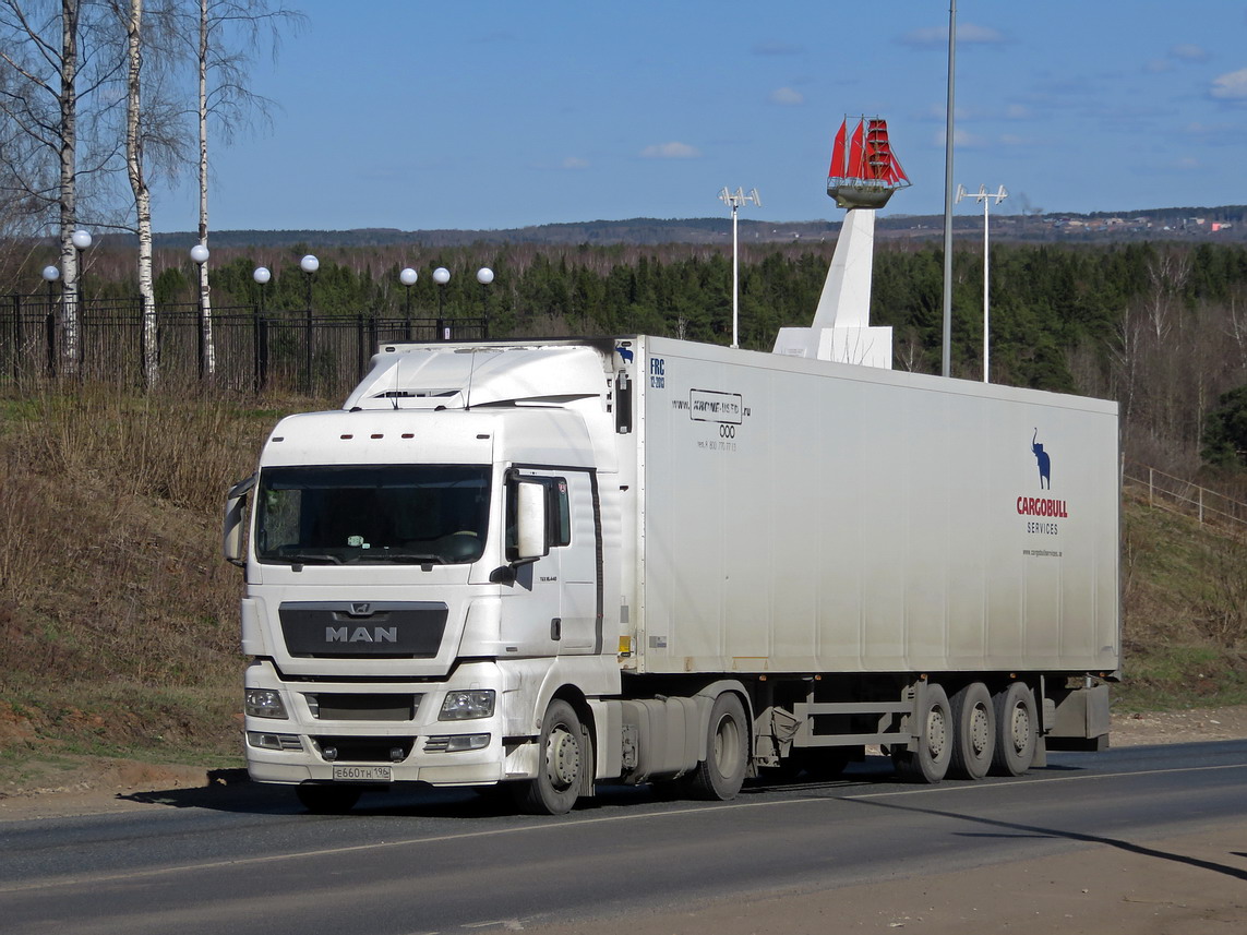 Свердловская область, № Е 660 ТН 196 — MAN TGX ('2007) 18.400